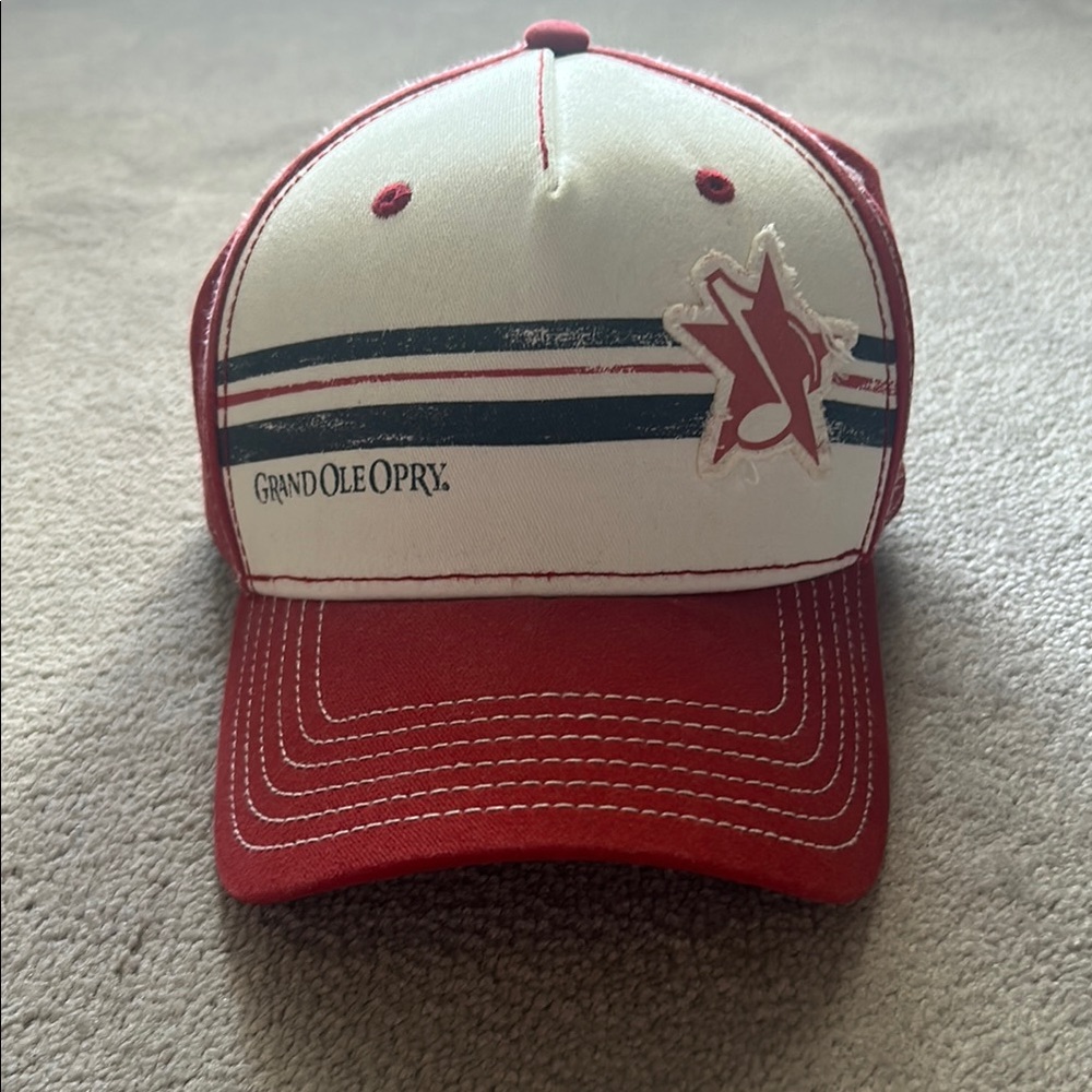 Grand Ole Opry Red and White Cap